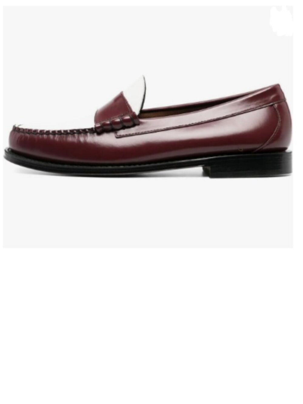 FOWT Dark Brown-white Men Stylish Round Toe Slip On Comfortable Loafers Shoes